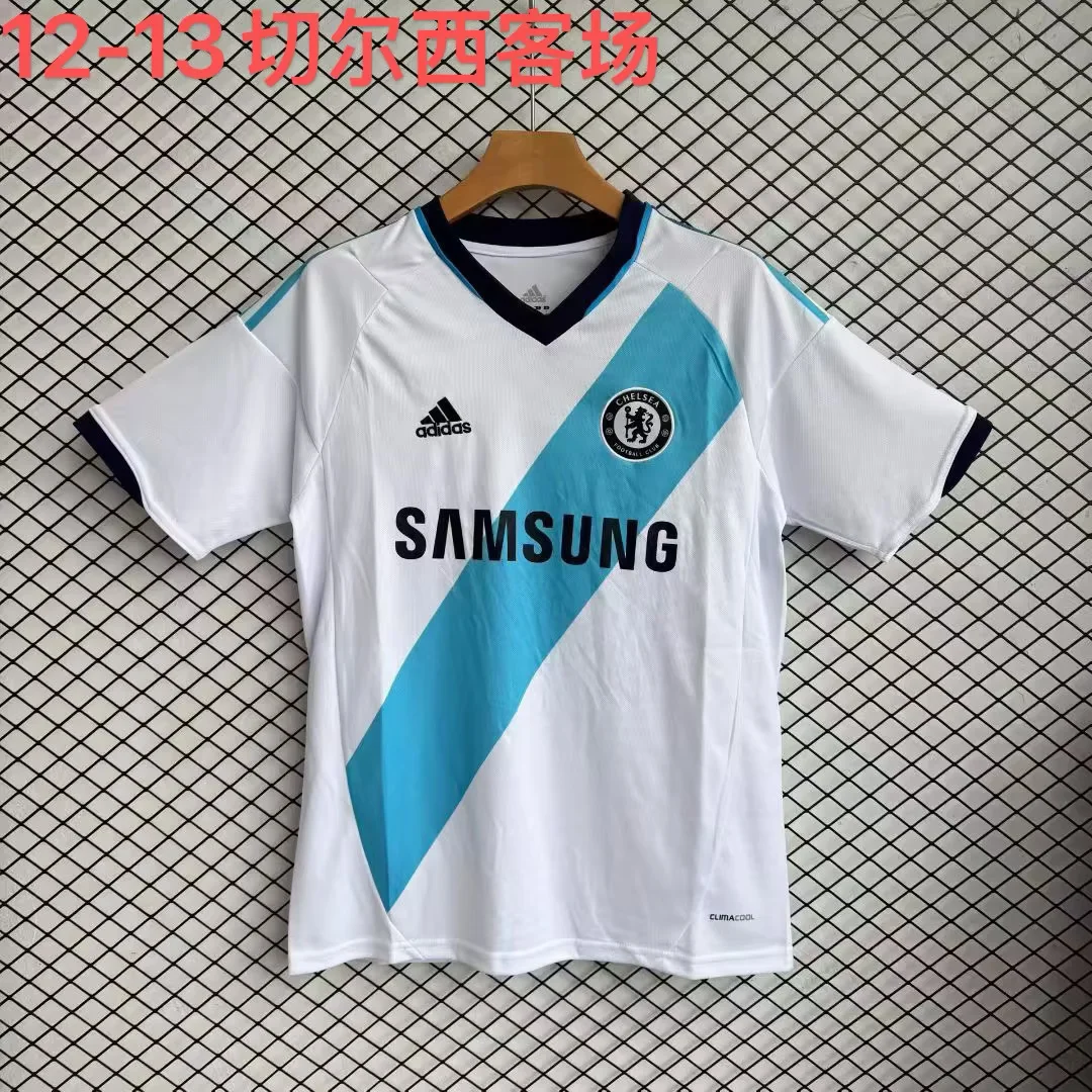 2012-13 Retro Chelsea Away White Football Shirt 1:1 Thai Quality