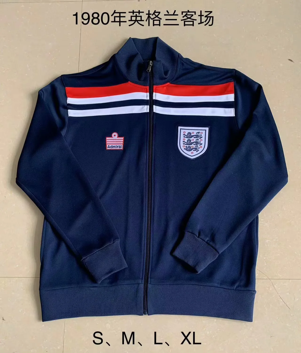 1980 Retro England Jacket Away Black