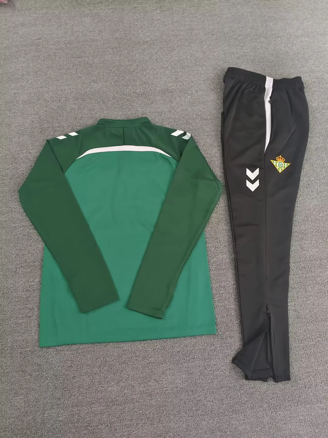 2025/2026 Real Betis Long Zipped Jacket Green Football Shirt Set