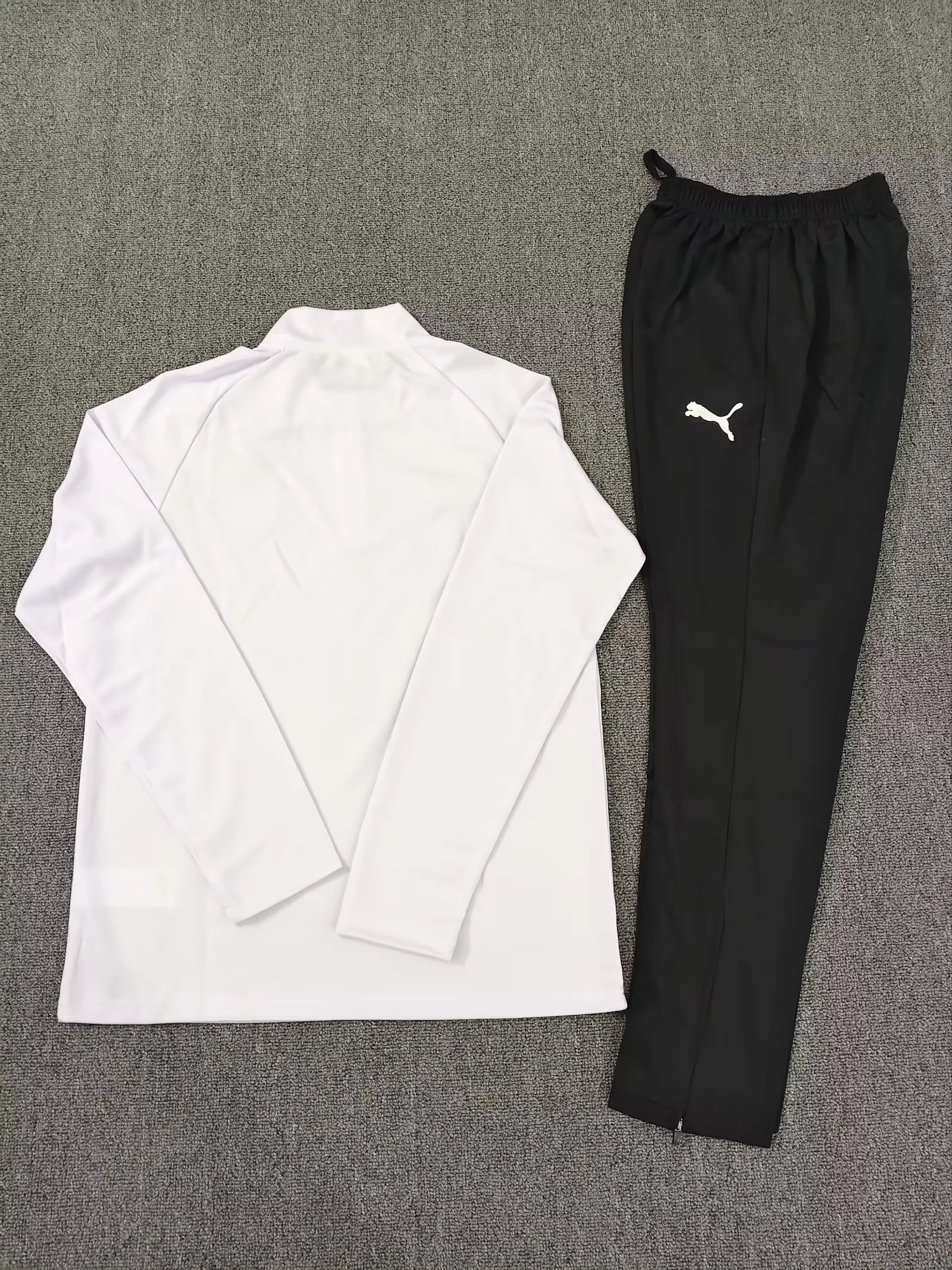 2026/2027 Valencia  Long Zipped Jacket White Football Shirt Set