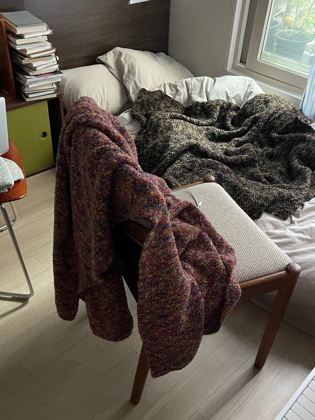 Bohemian Knit Throw Blanket