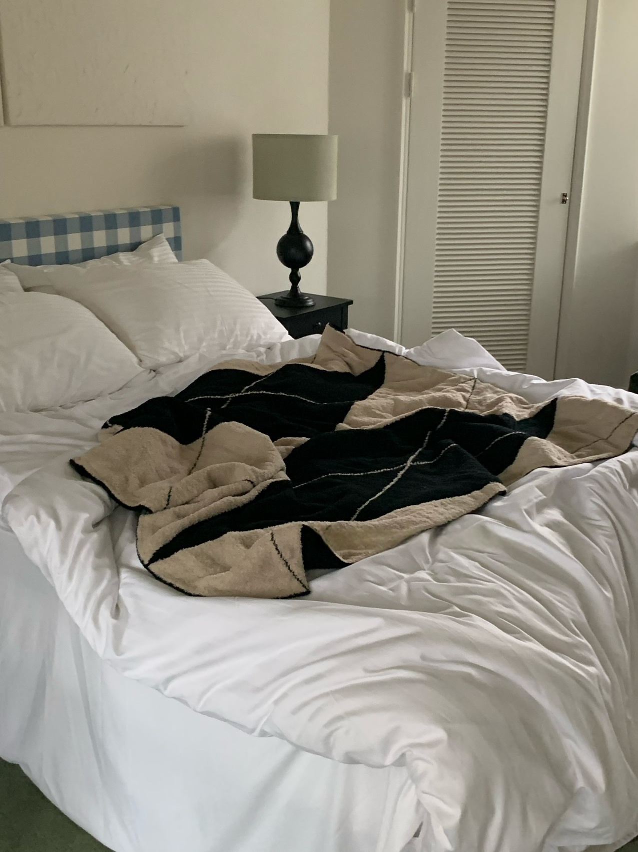 Instagrammable Black & White Reversible Throw