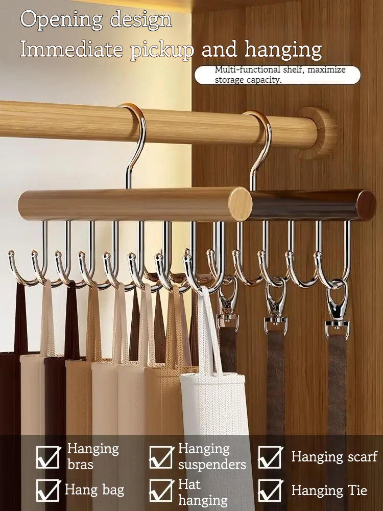 Space Saving Wood Hanger