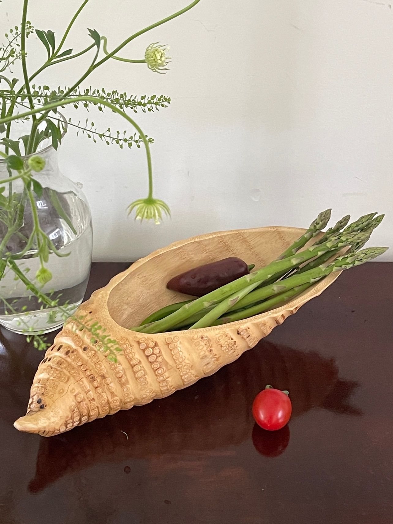 Artisan Bamboo Fruit Bowl