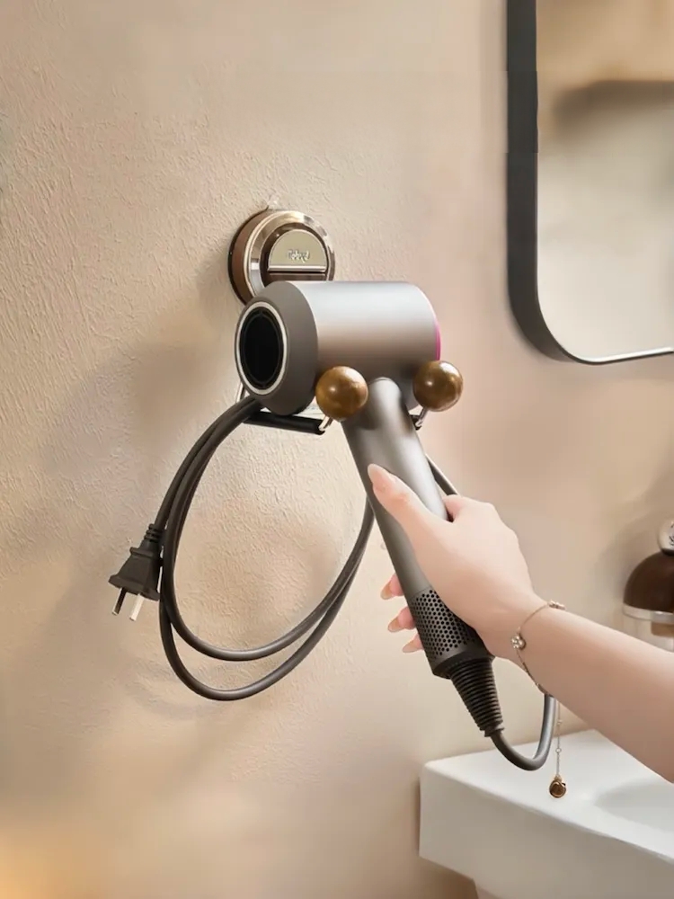 Walton Wall-Mounted Hair Dryer Holder