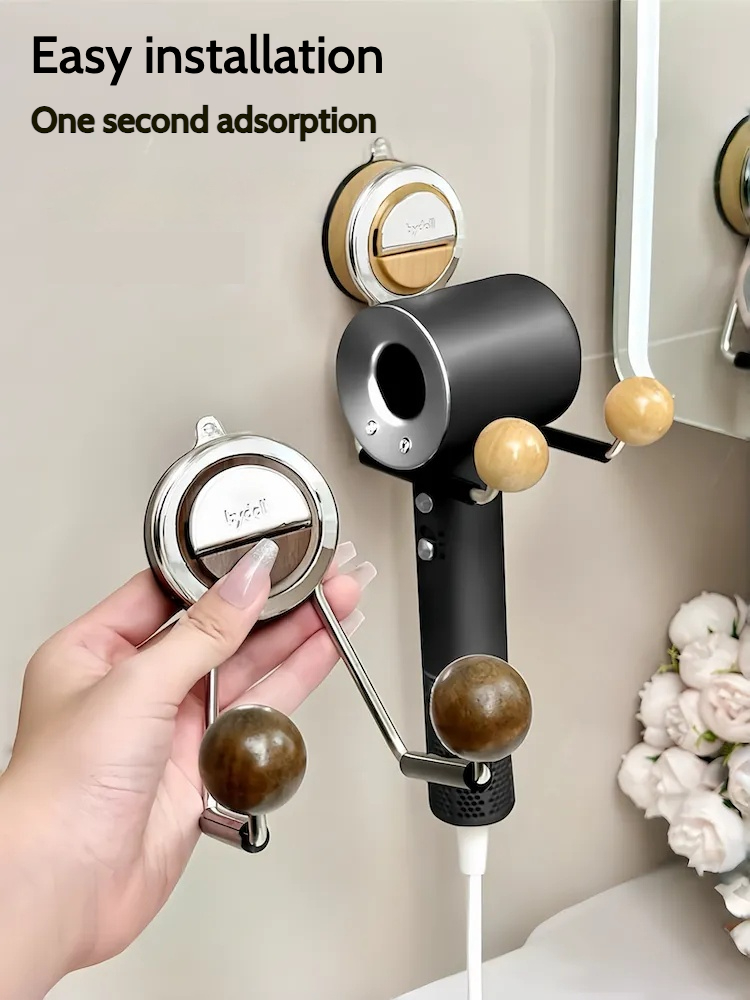 Walton Wall-Mounted Hair Dryer Holder