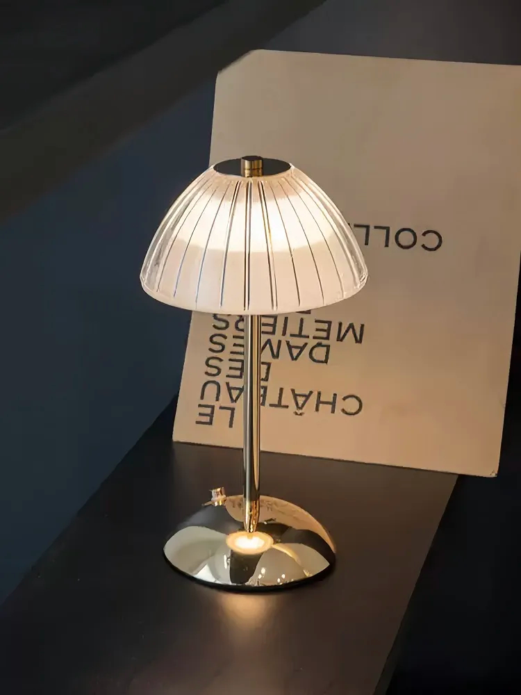Gilded Vintage Bedside Lamp