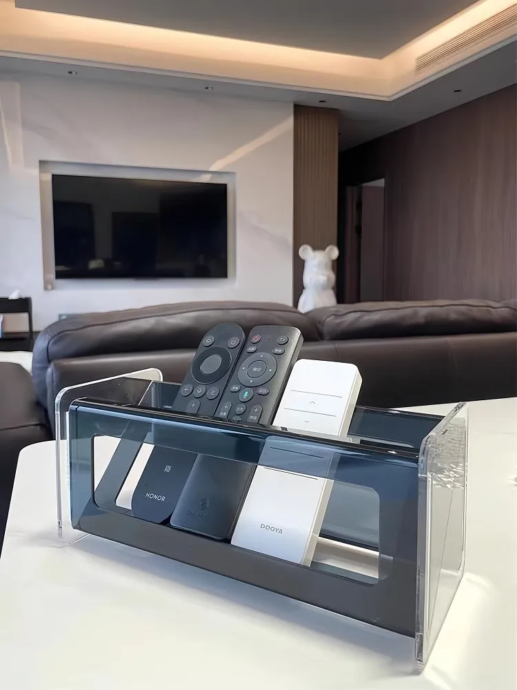 Modern Acrylic Remote Control Holder