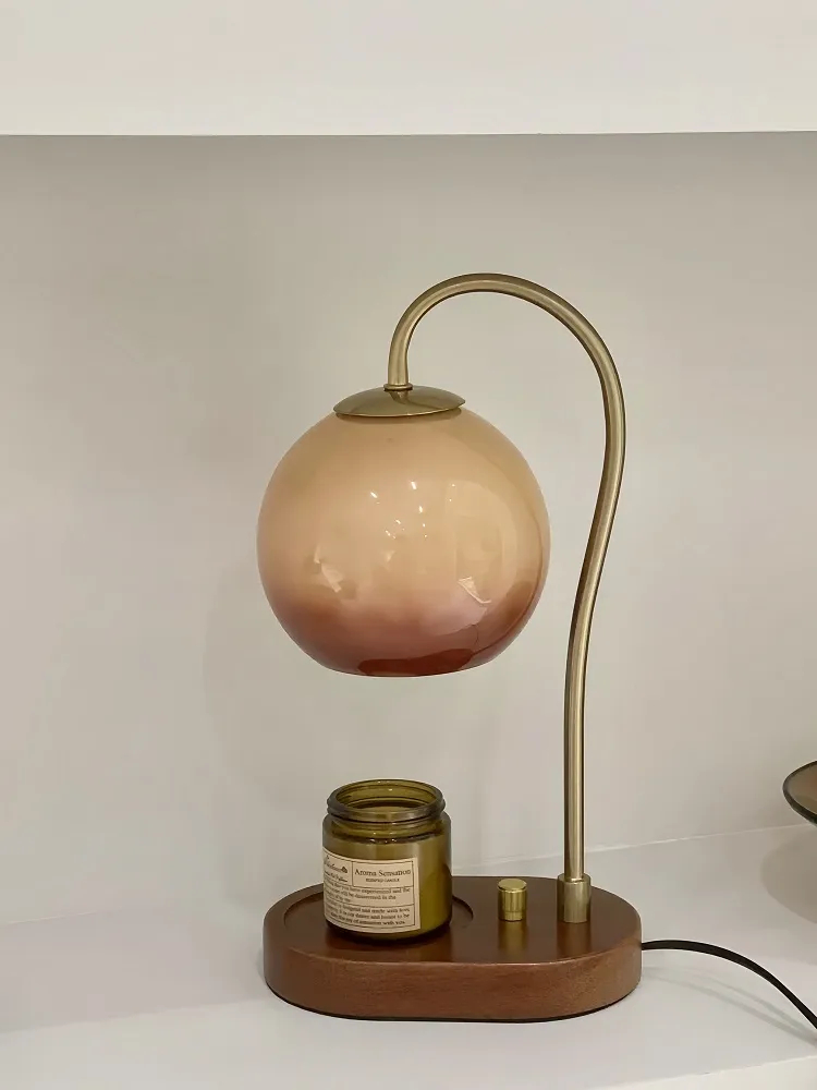 Mid-Century Flameless Scent Warmer Lamp