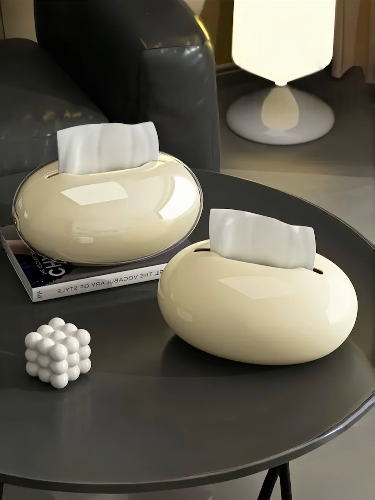 Droplet-Shaped Tissue Box Cover