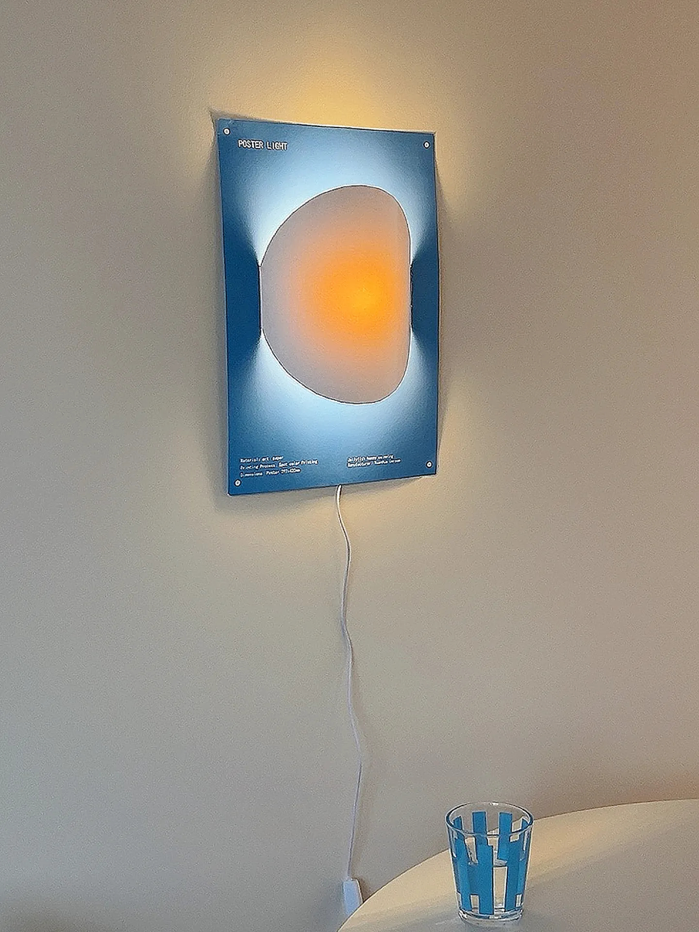 Illustration Poster Night Light