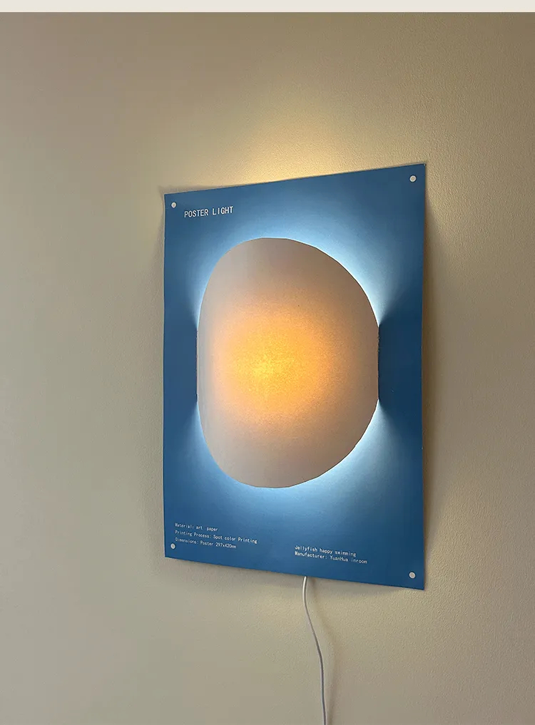 Illustration Poster Night Light