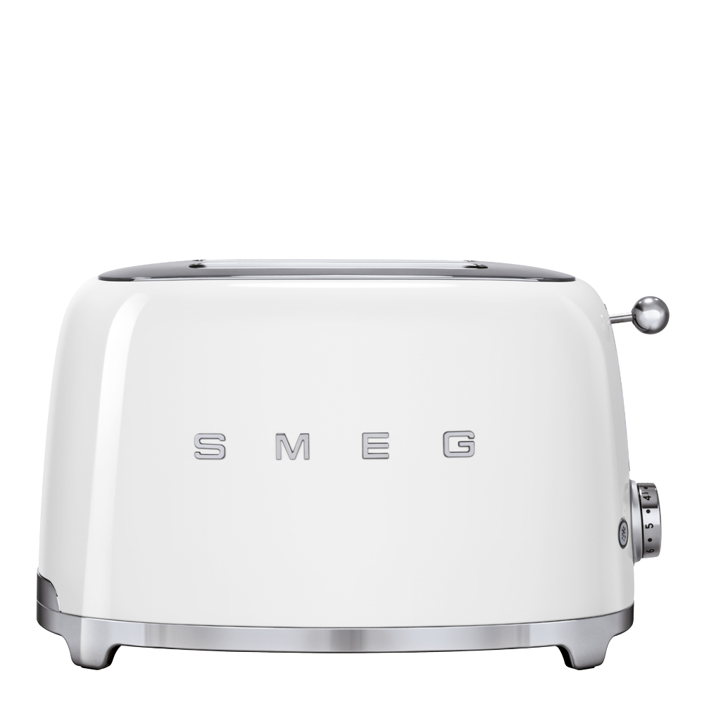 Smeg Brödrost 2 skivor TSF01 Vit