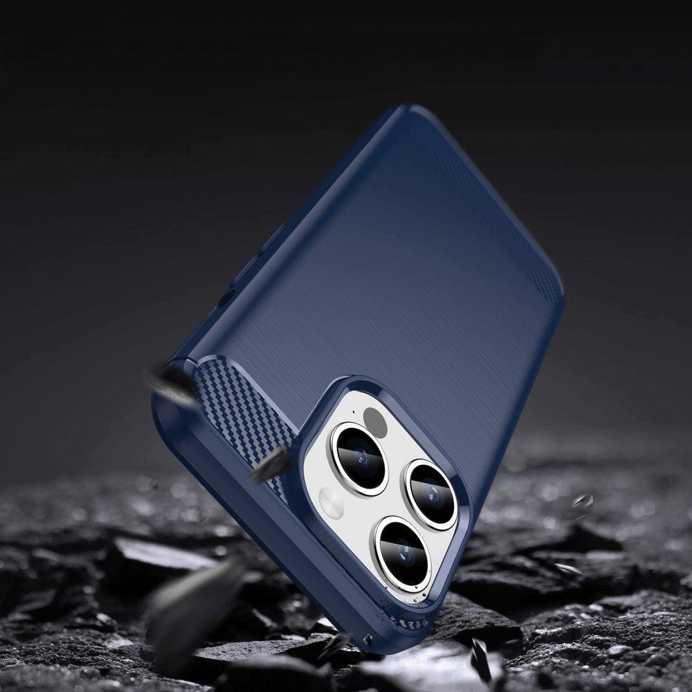 Cover-Discount iPhone 15 Pro Max - Metall Carbon Look Hülle
