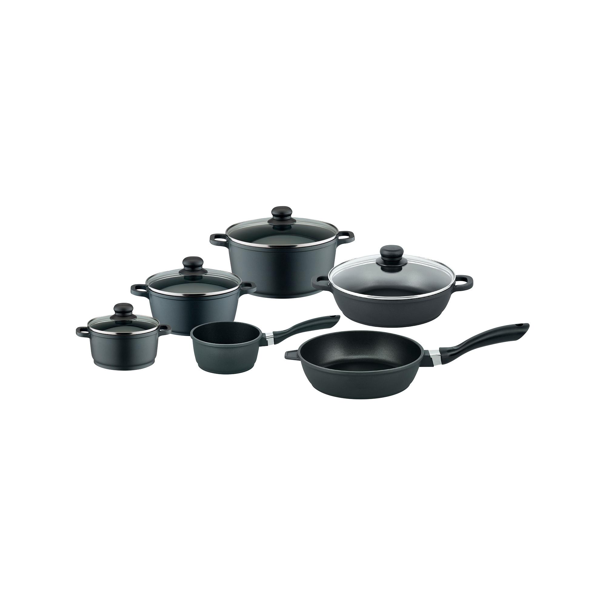 ELO Kochgeschirr-Set Basic Black Cast