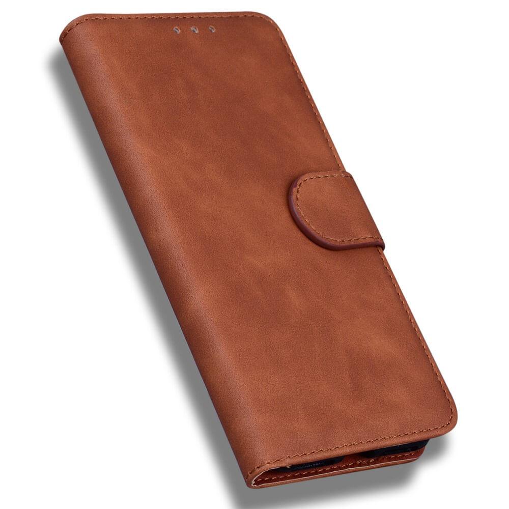 Cover-Discount Galaxy S25 - Solide Leder Etui Hülle