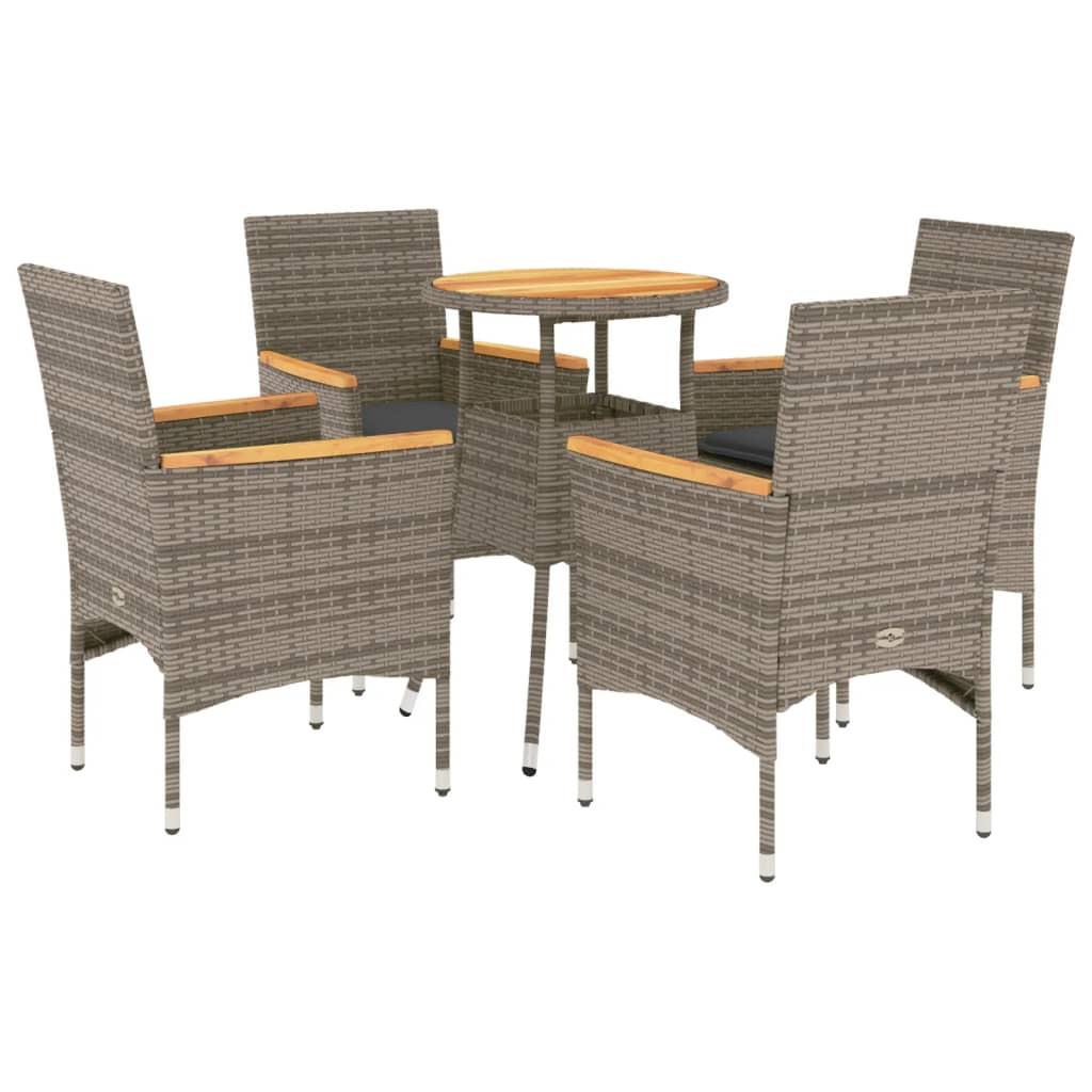 VidaXL Garten essgruppe poly-rattan