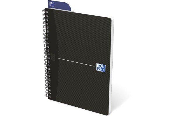 Oxford OXFORD Spiralbuch Smart Black A5 100103627 liniert 6mm, 90g 90 Blatt
