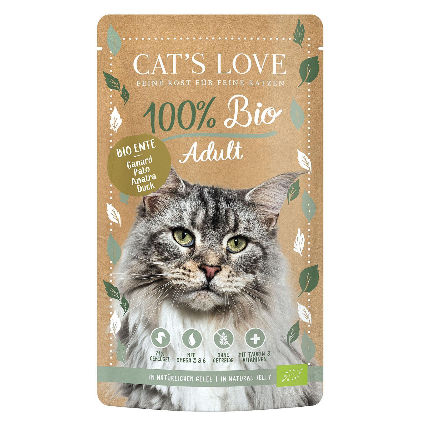 Cat's Love ADULT BIO Ente, 100g