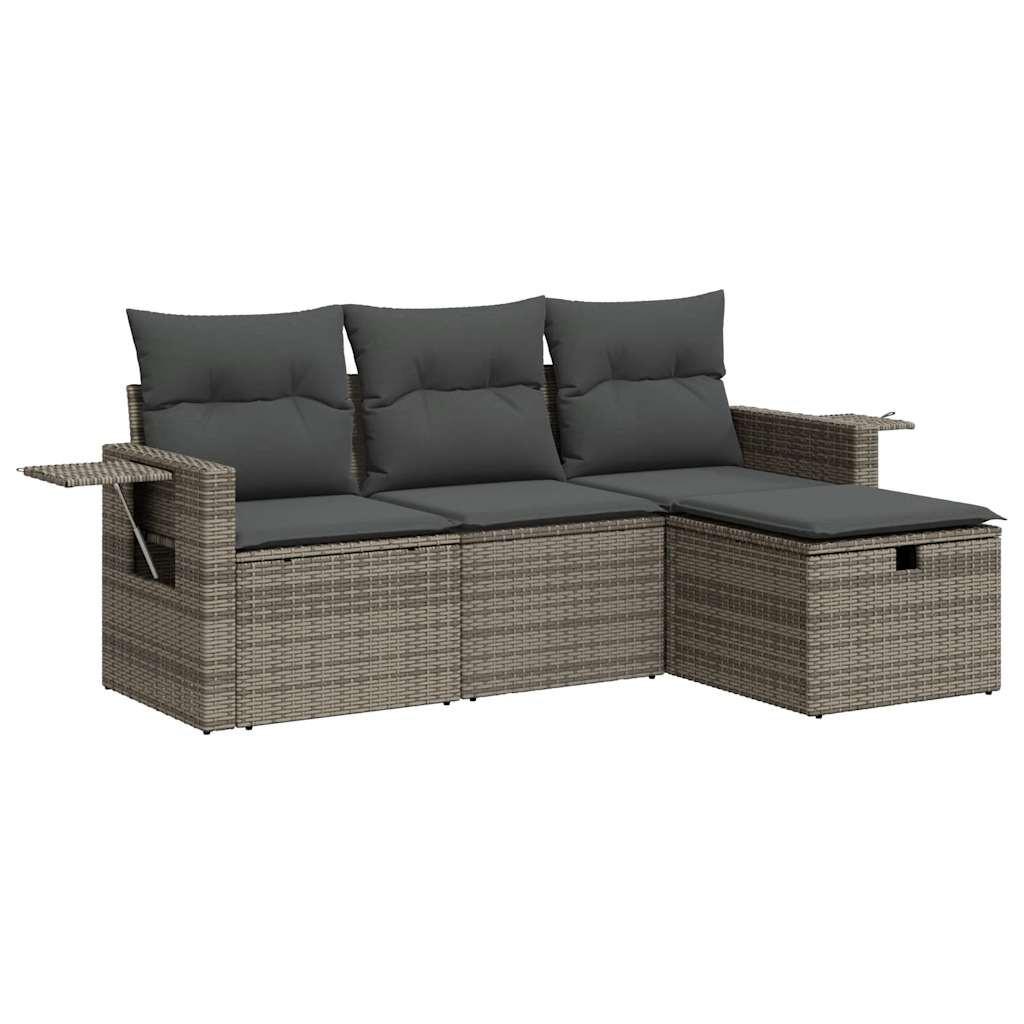 VidaXL Gartensofa set poly-rattan