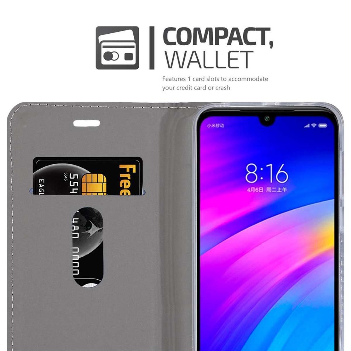 Cadorabo Hülle für Xiaomi RedMi 7 Magnetverschluss, Kartenfach
