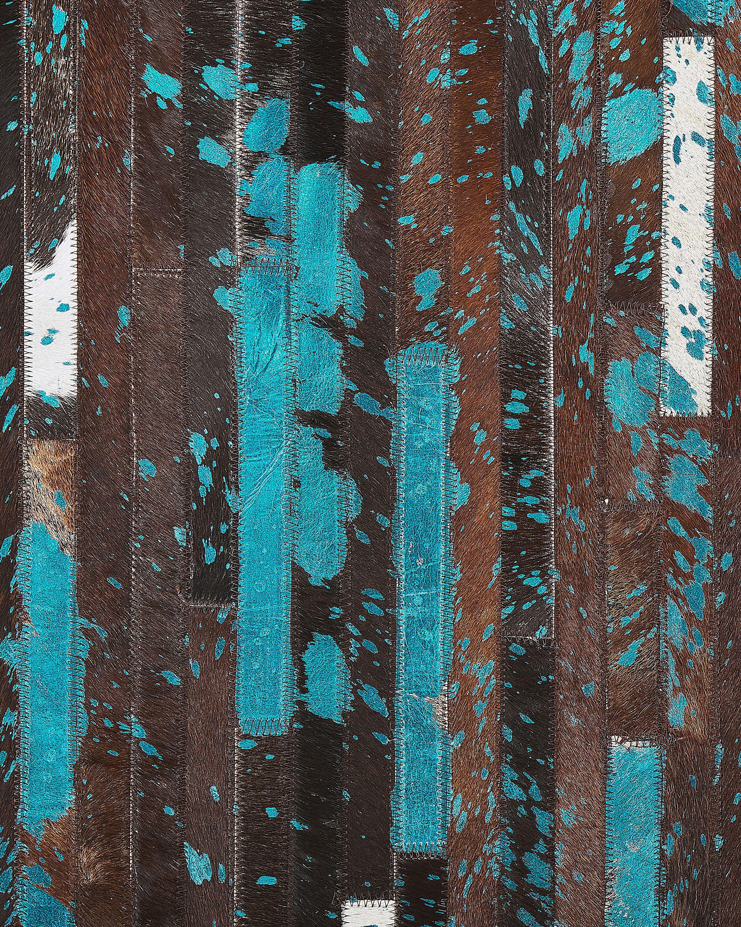 Beliani Teppich aus Kuhfell Modern KISIR