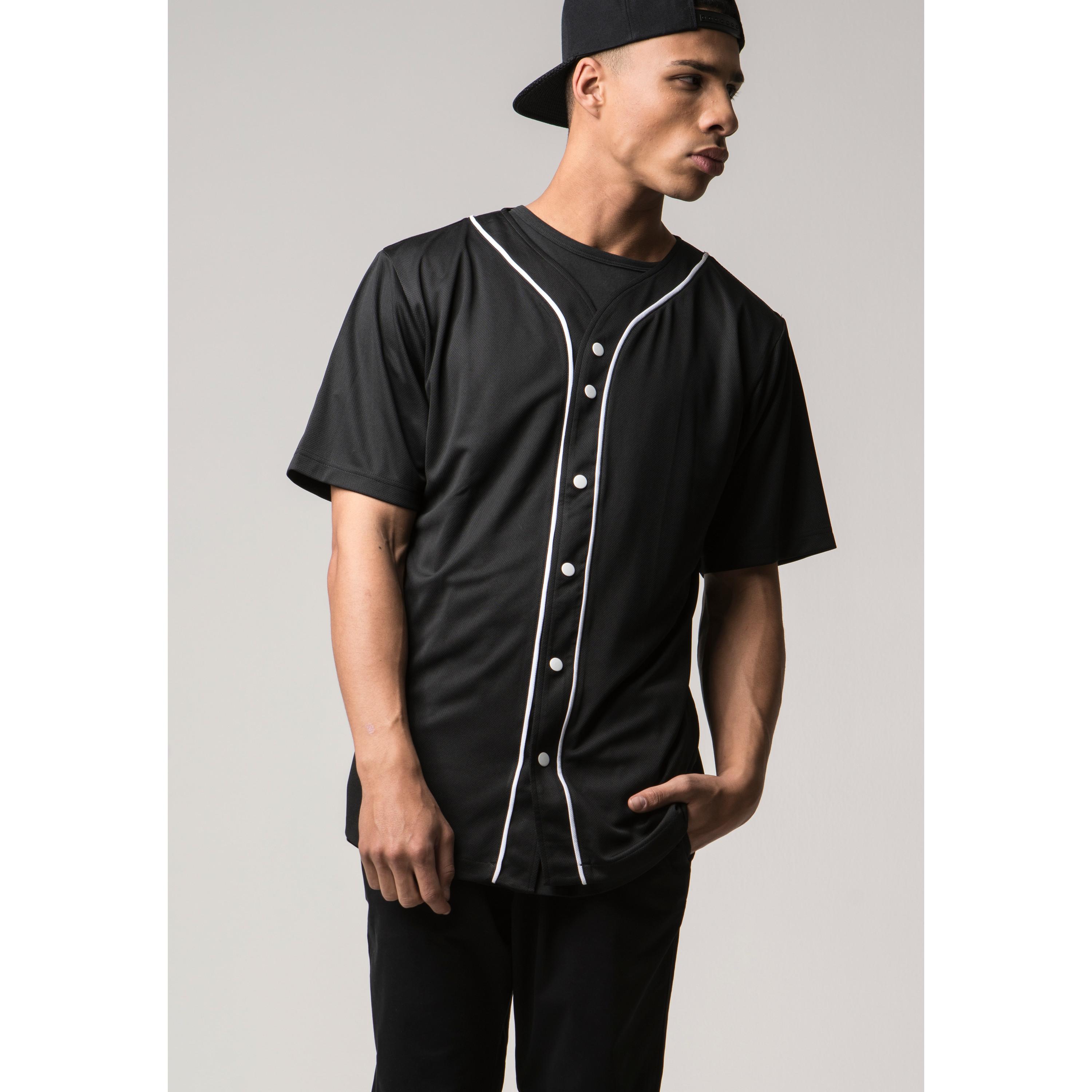 URBAN CLASSICS Baseball Mesh T-Shirt
