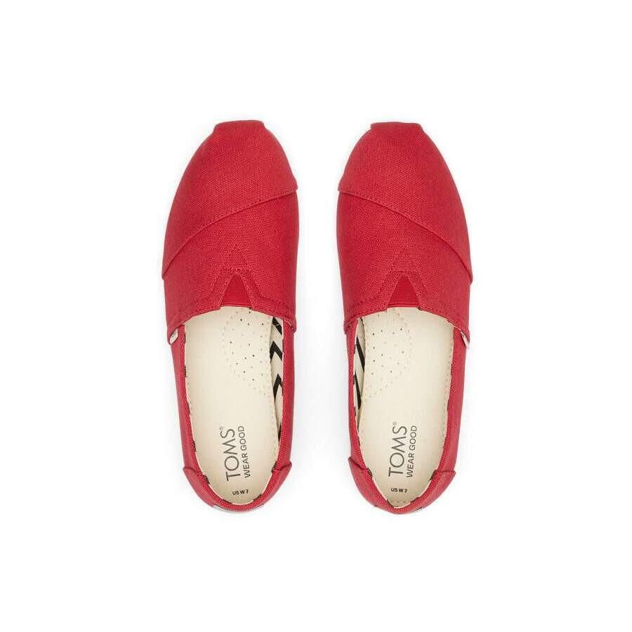 TOMS damen espadrilles aus recycelter baumwolle alpargata