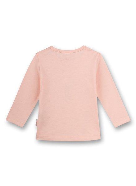 Sanetta Fiftyseven Baby Mädchen-Shirt langarm Rosa Free Bird