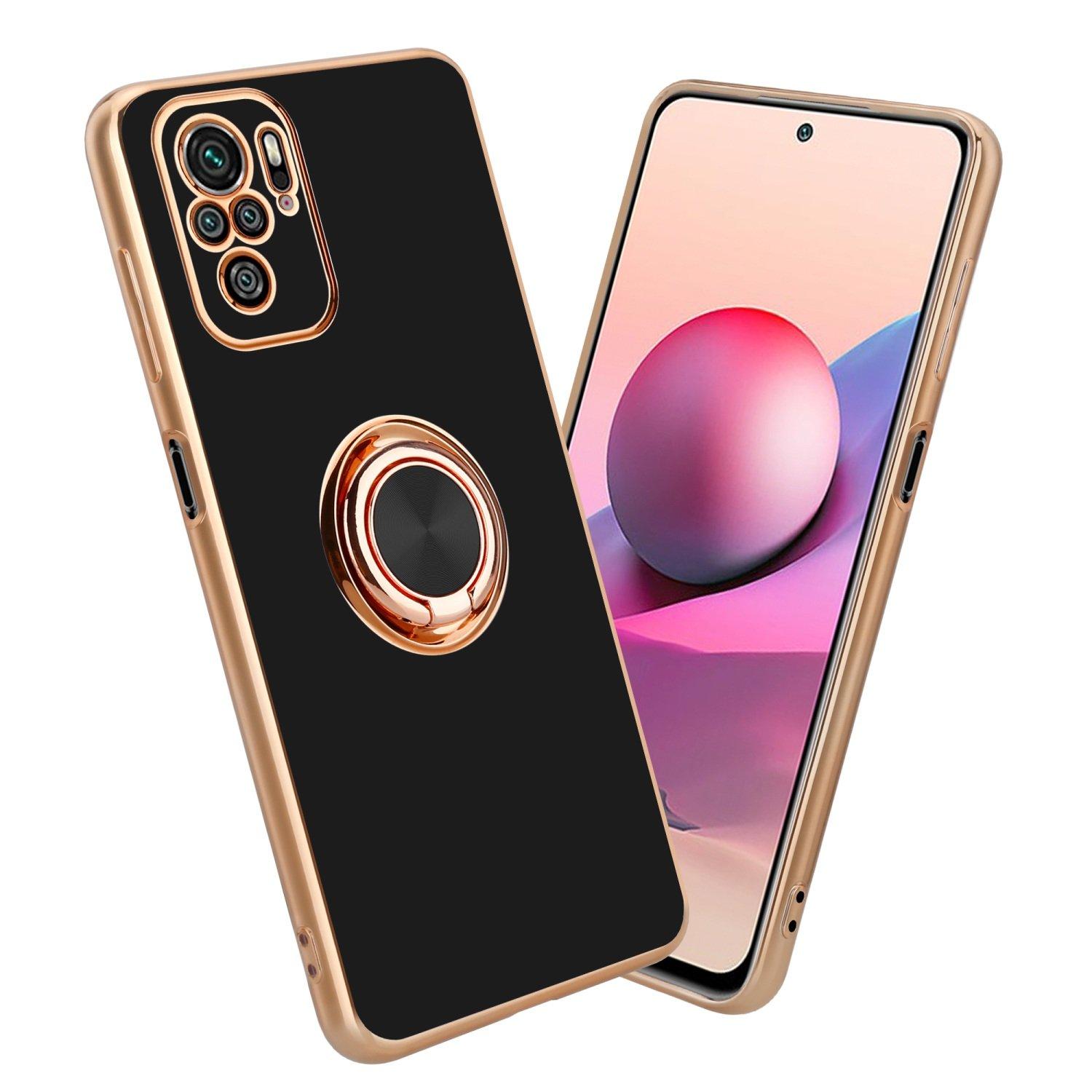 Cadorabo Hülle für Xiaomi RedMi NOTE 10 4G RedMi NOTE 11 4G mit Ring - Schutzhülle
