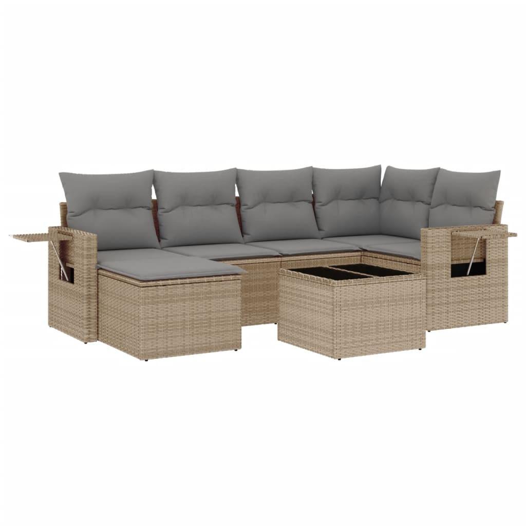 VidaXL Garten sofagarnitur poly-rattan