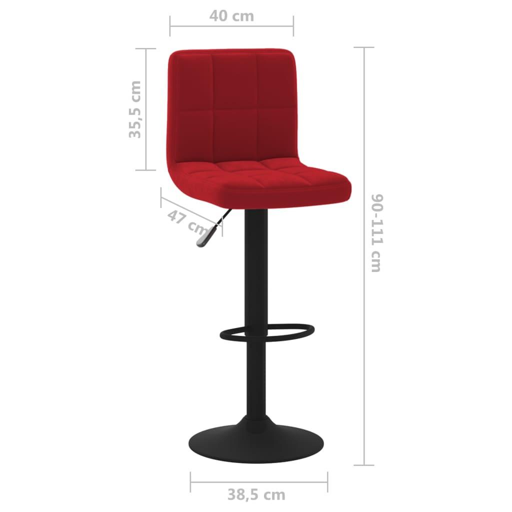VidaXL Barhocker samt