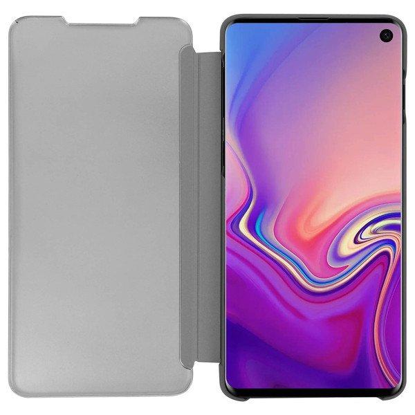 Avizar Clear View Cover Galaxy S10 Silber