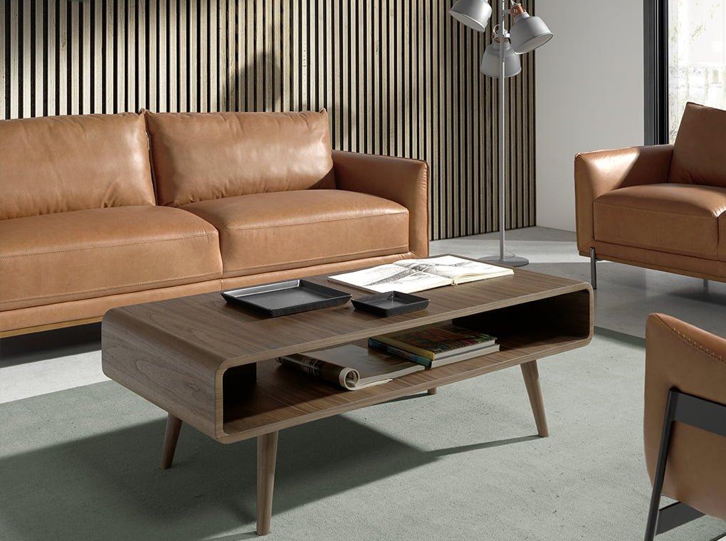 ANGEL CERDA Couchtisch aus Nussbaumholz