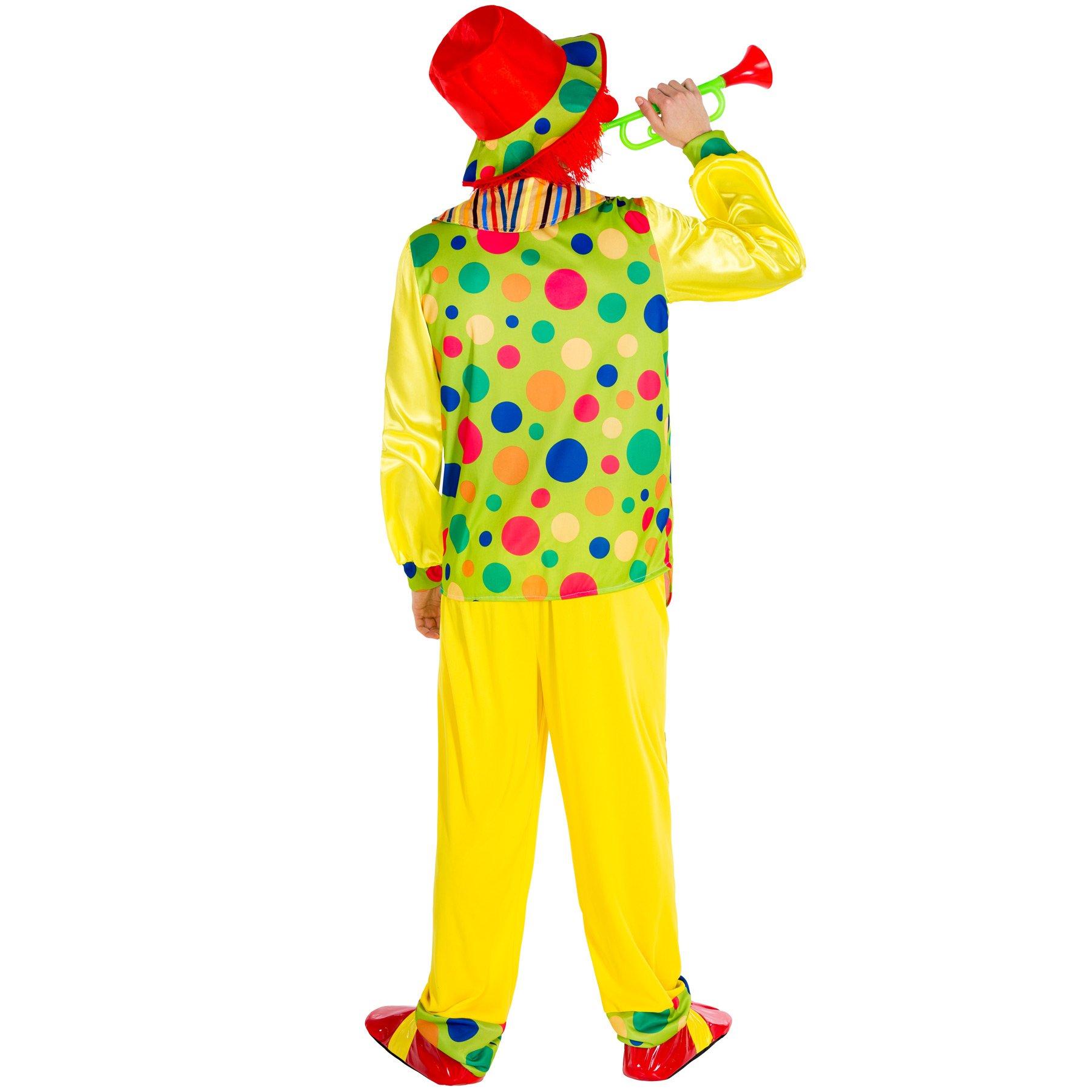 Tectake Herrenkostüm Clown Pipetto