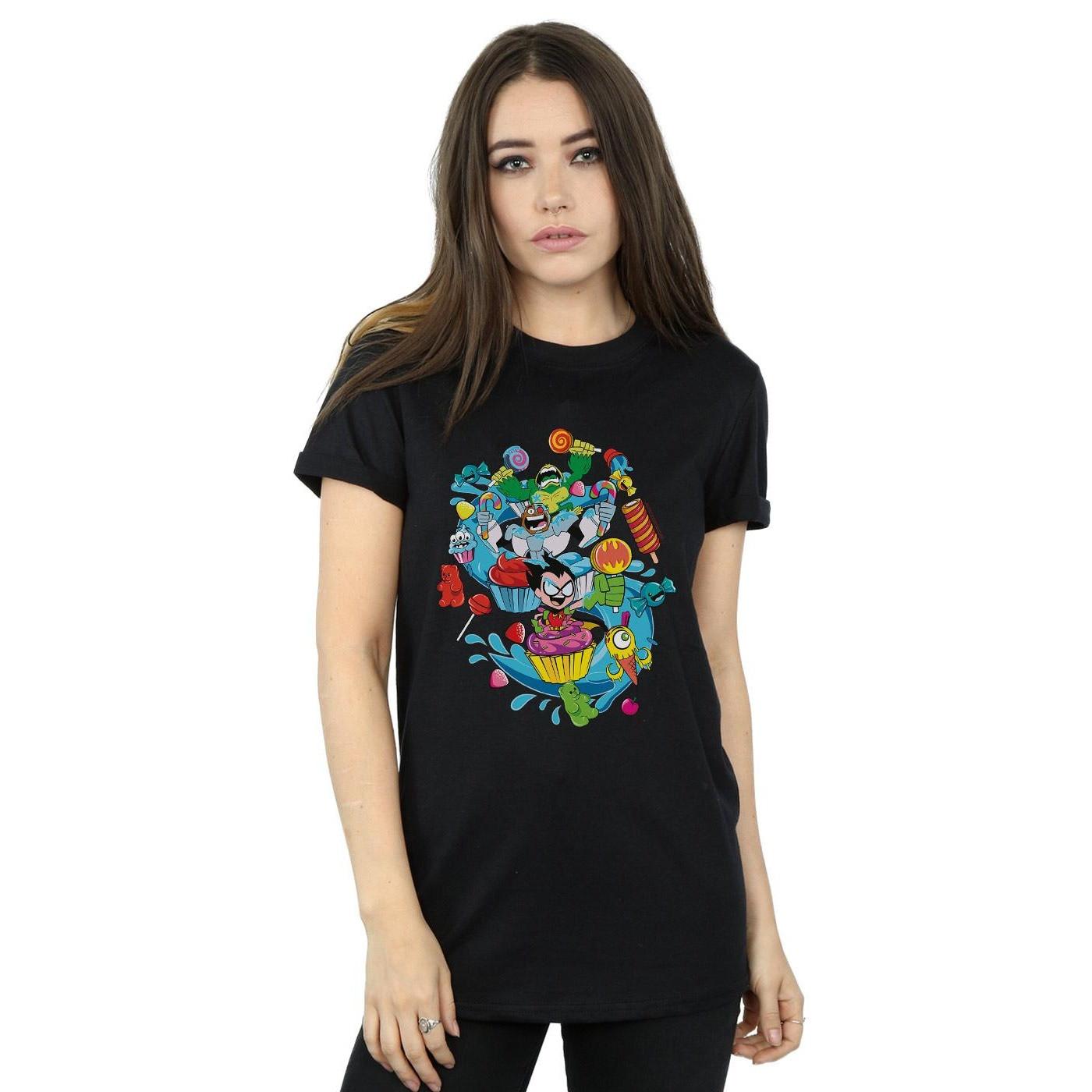 DC COMICS Teen Titans Go Candy Mania T-Shirt