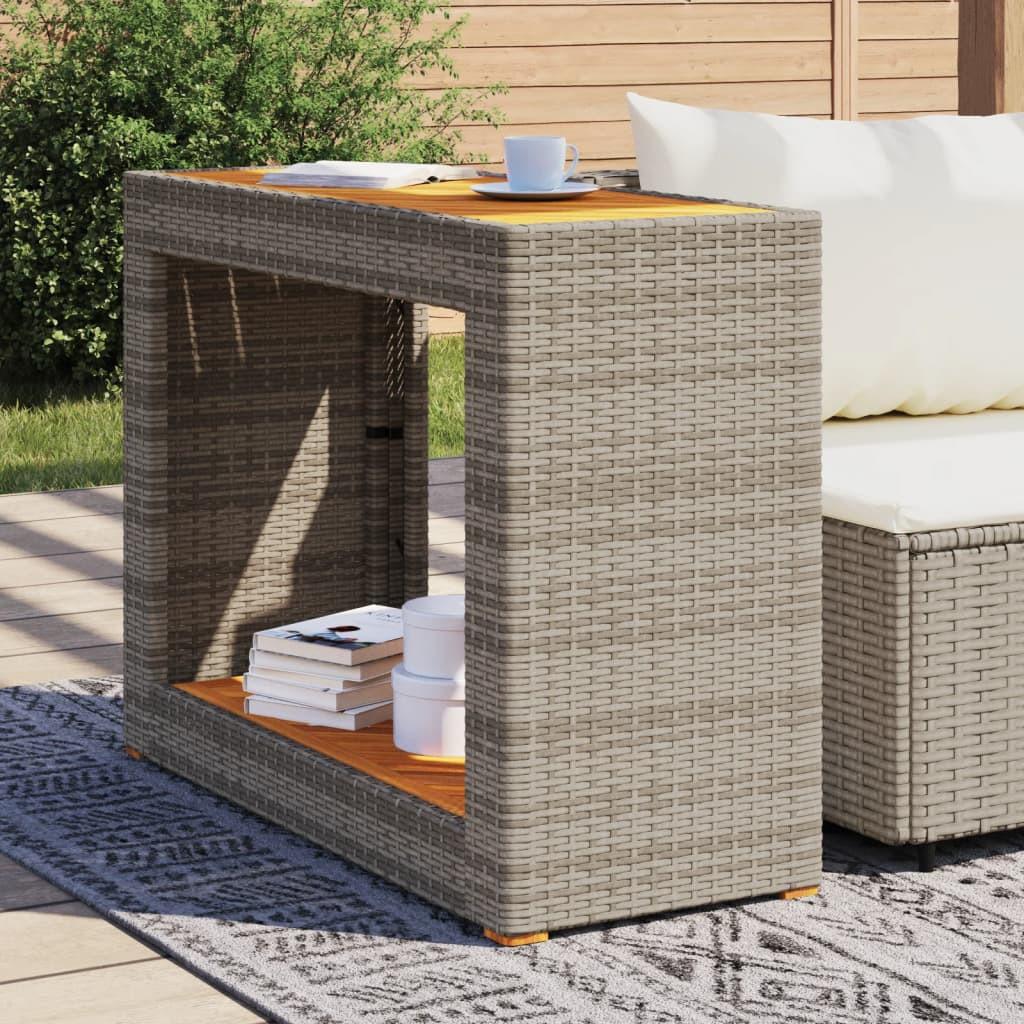 VidaXL Garten beistelltisch poly-rattan
