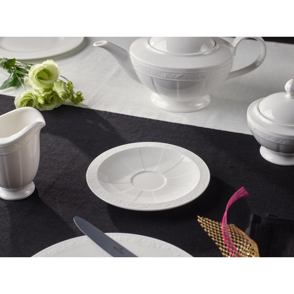 Villeroy&Boch Kaffee-/Teeuntertasse White Pearl