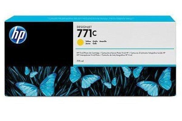 Hewlett-Packard HP Tintenpatrone 771C yellow B6Y10A DesignJet Z6200 775ml