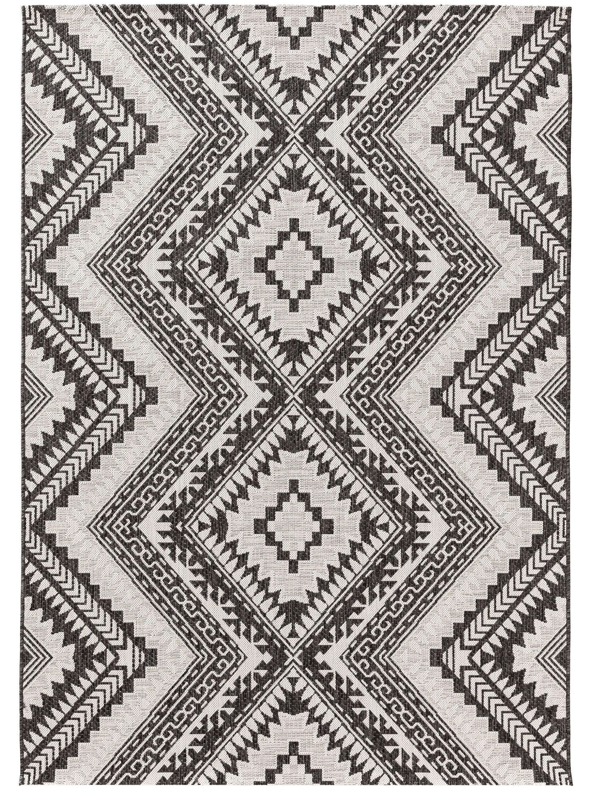 Benuta In- & Outdoor-Teppich Cleo Schwarz