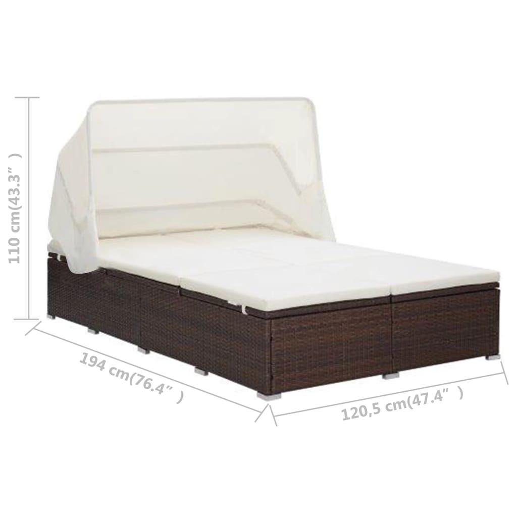 VidaXL Loungebett