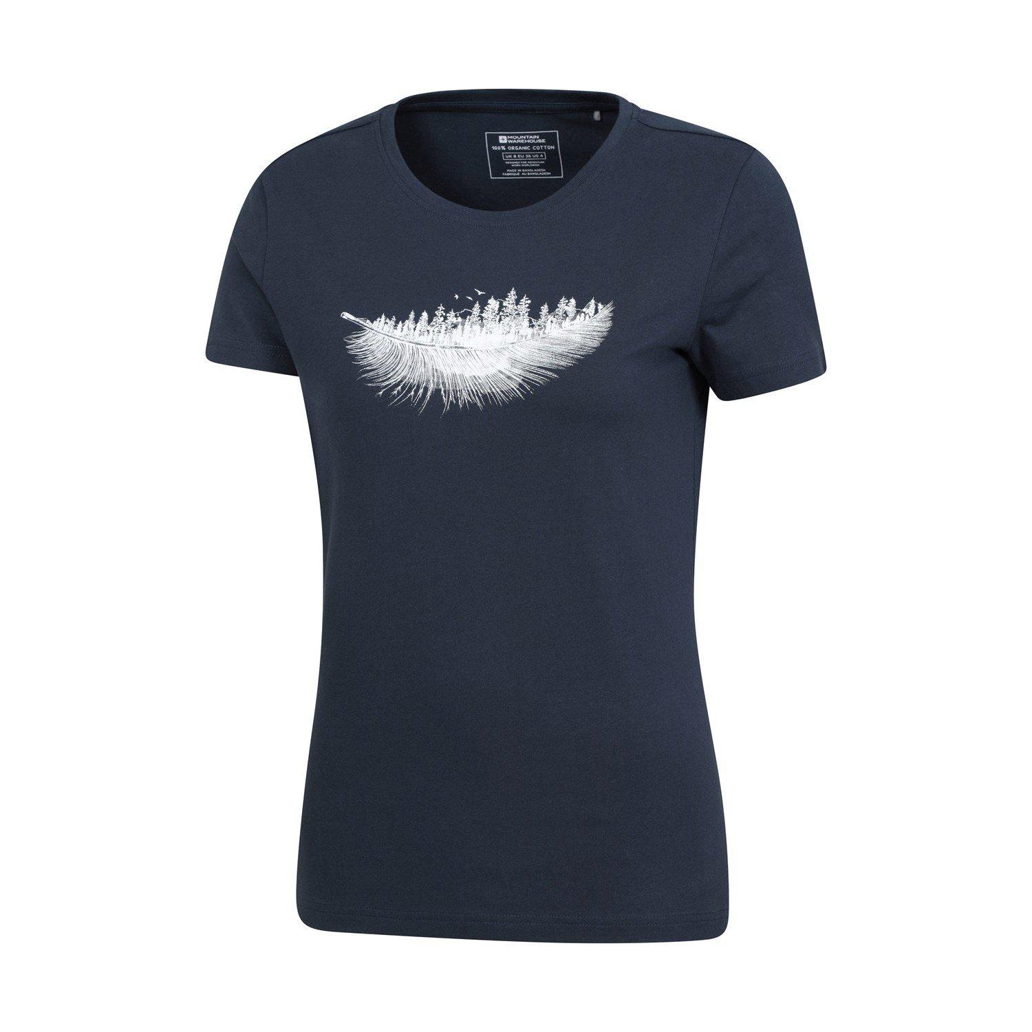 Mountain Warehouse T-Shirt mit Feder-Print