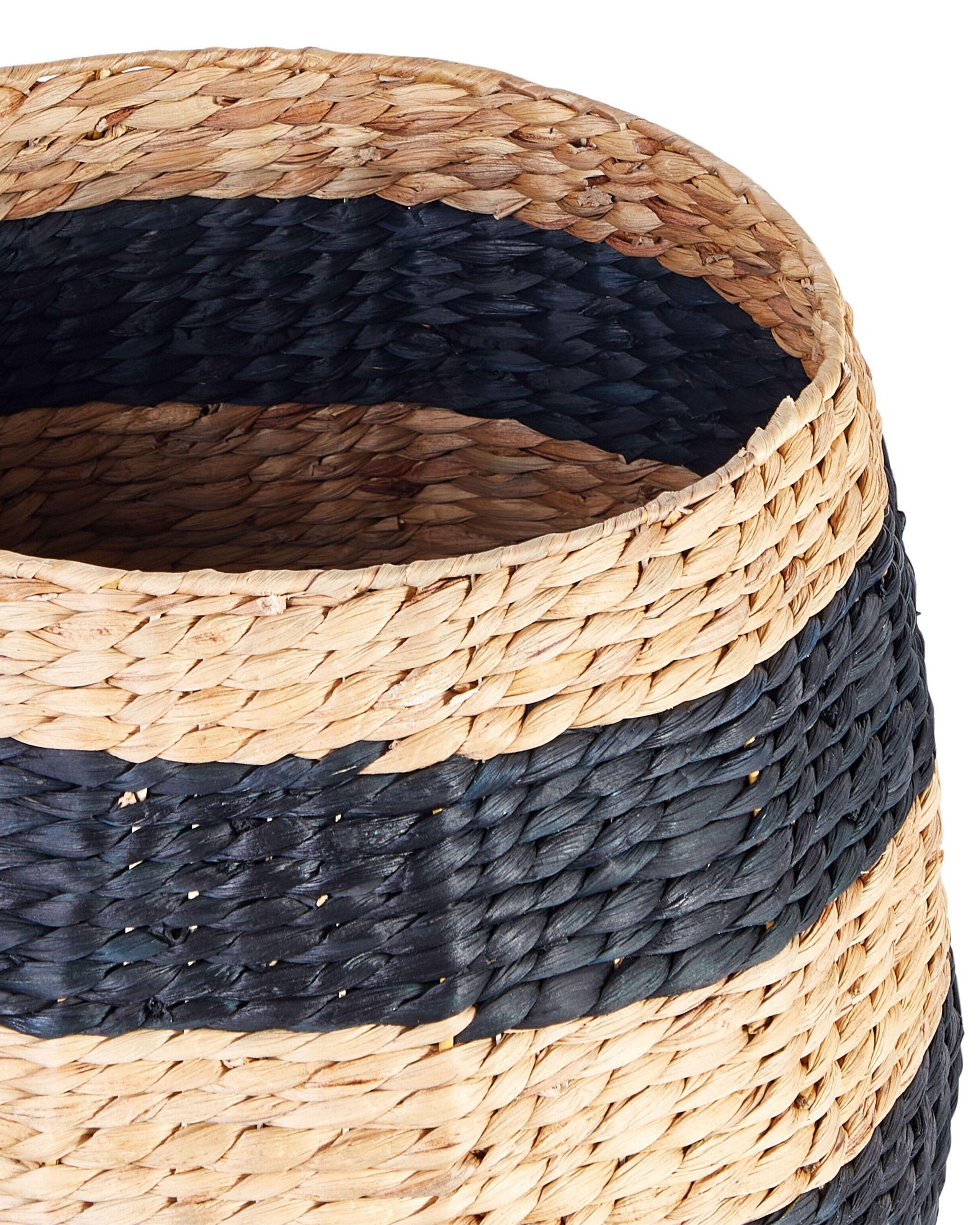 Beliani Korb aus Wasserhyazinthe Boho KNYSNA