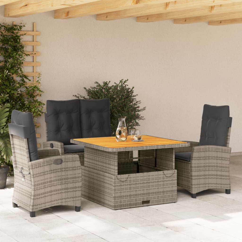 VidaXL Garten essgruppe poly-rattan