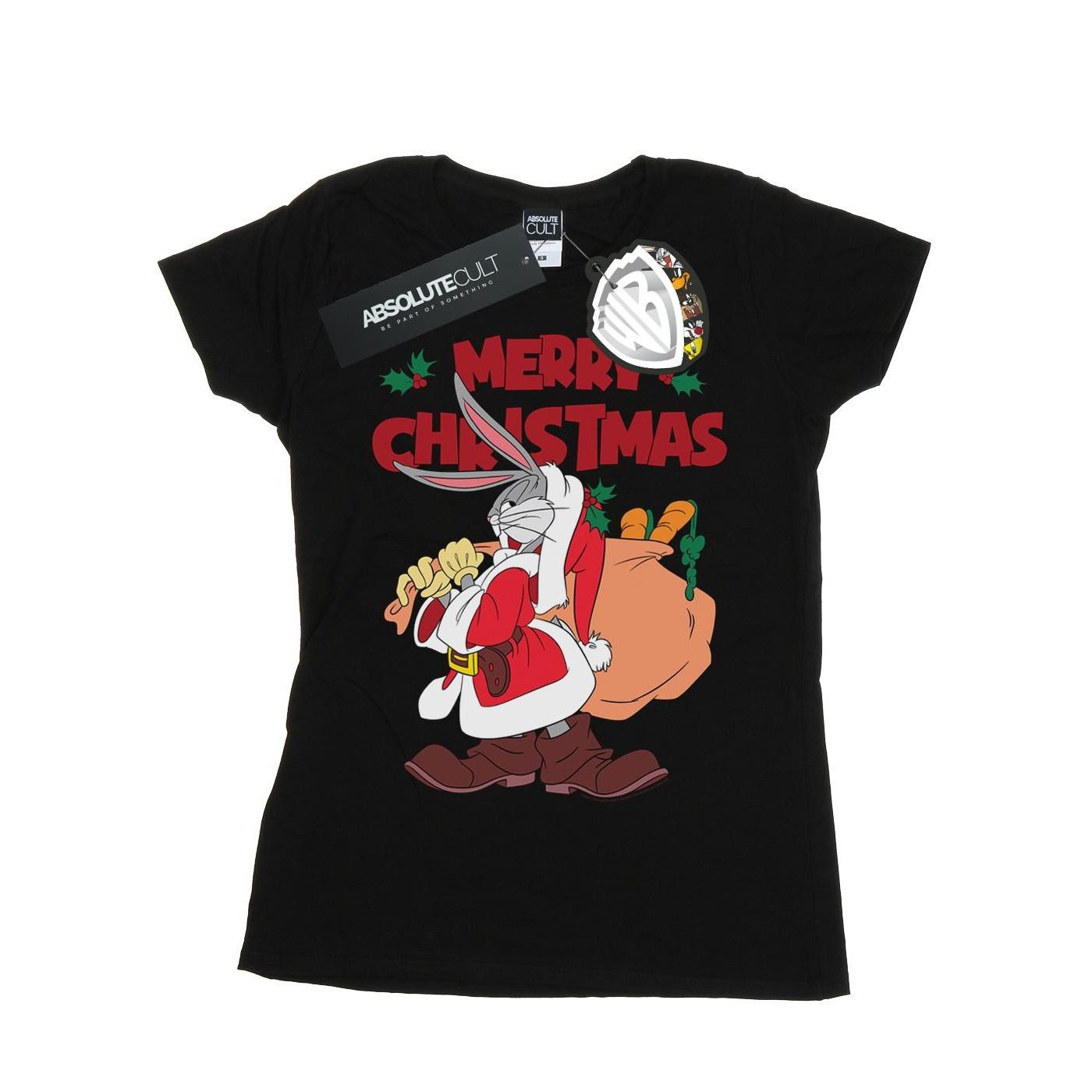 LOONEY TUNES Bugs Bunny Merry Christmas T-Shirt