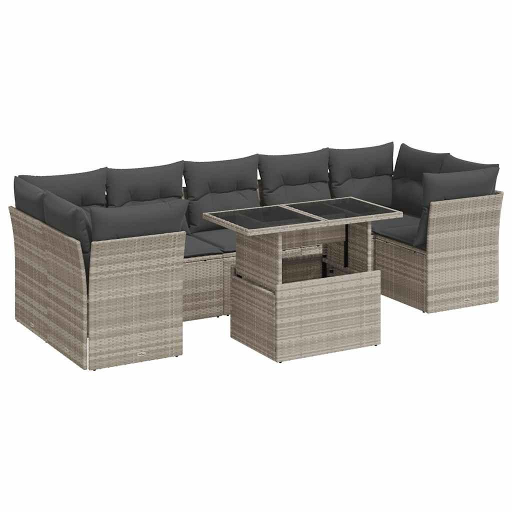 VidaXL Gartensofa set poly-rattan