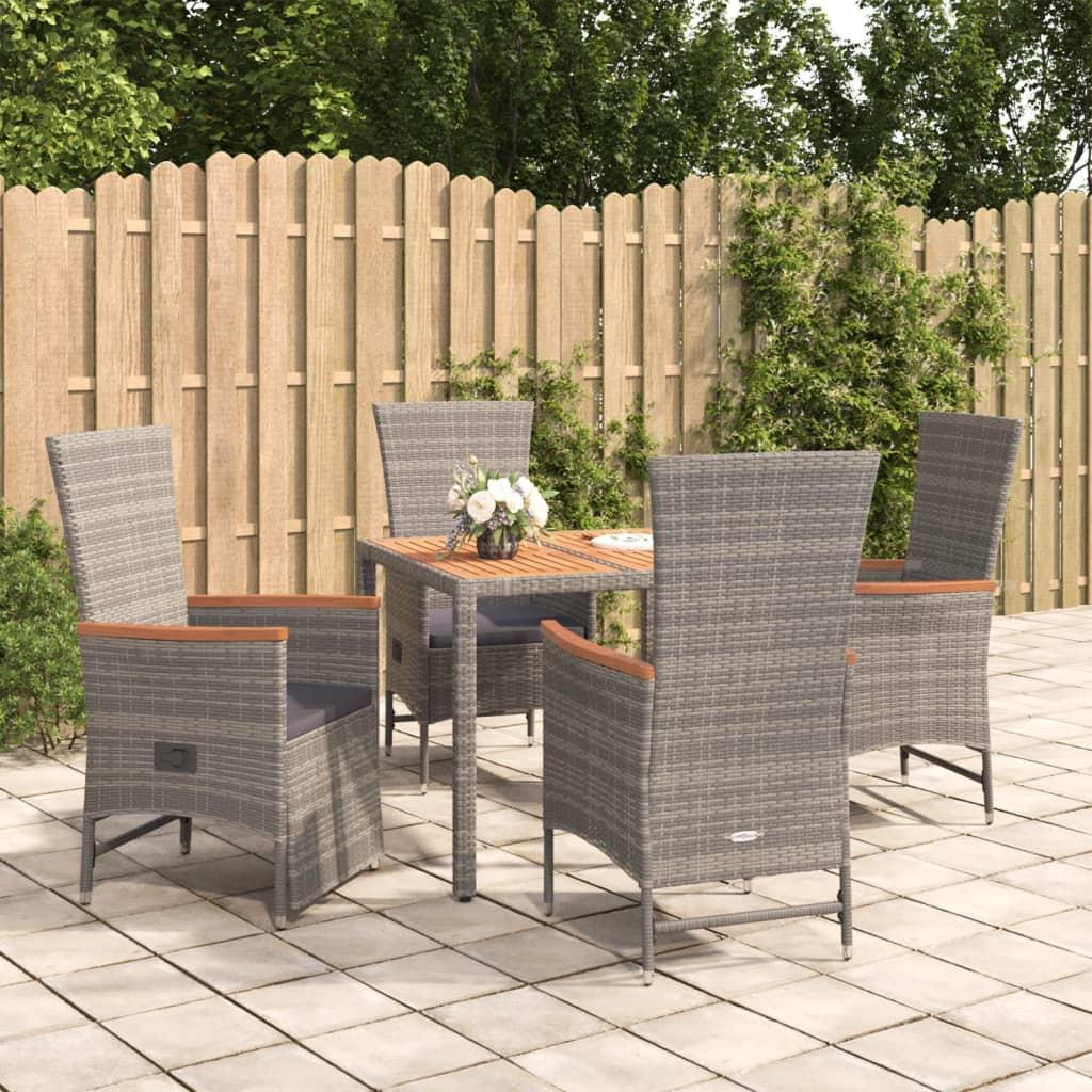 VidaXL Garten essgruppe poly-rattan