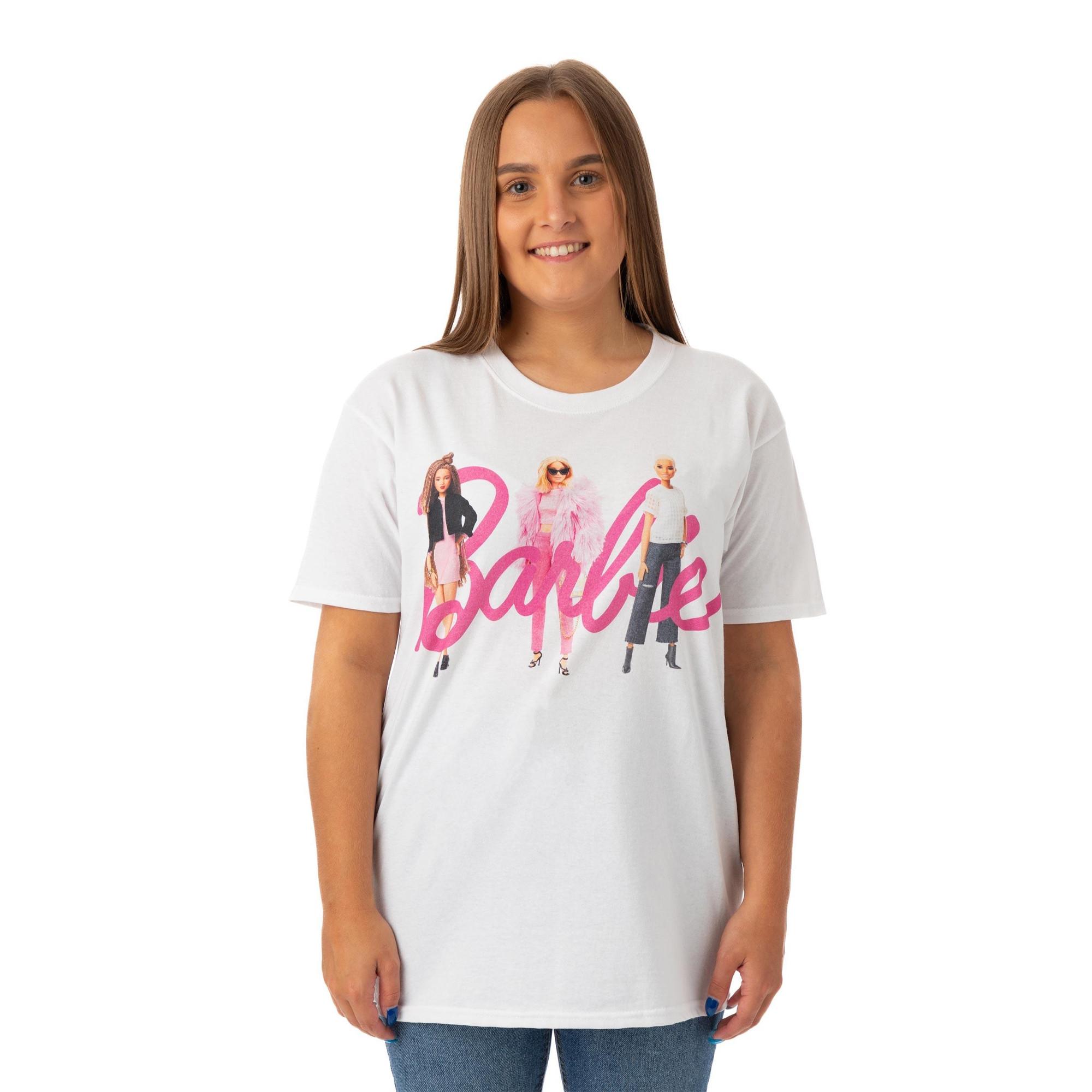 Barbie Logo Print T-Shirt