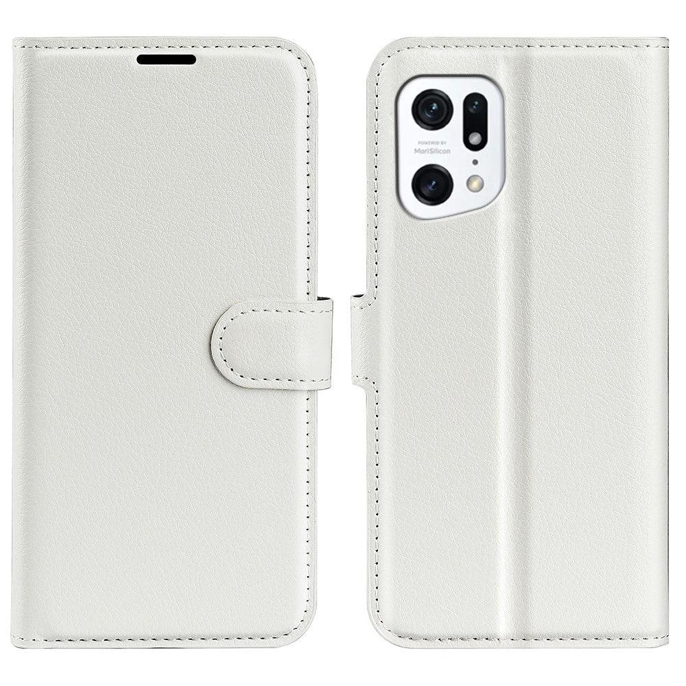 Cover-Discount OPPO Find X5 - Leder Etui Hülle