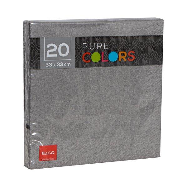 elco Papierservietten, 20 Stück Pure Colors